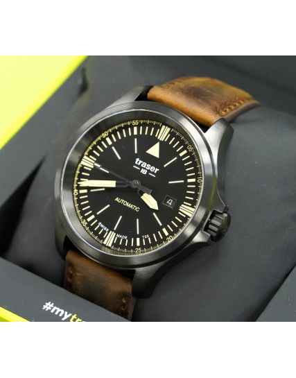 Traser P67 Officer Pro Automatic Black/Brown 110756
