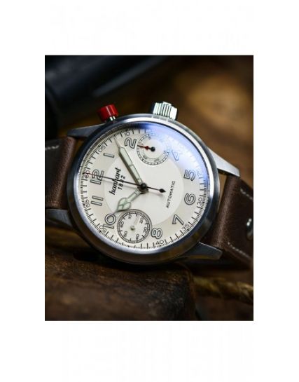 Hanhart Pioneer MonoScope silver, flat bezel 732.220-0010
