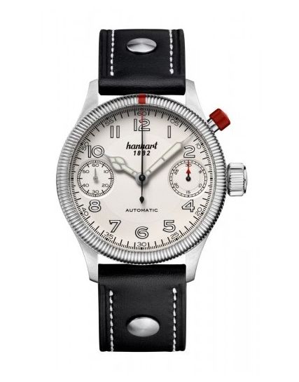 Hanhart Pioneer MonoScope silver, fluted bezel 733.220-0010