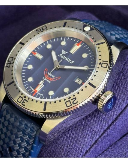 Squale 1545 Steel Blue 1545SSBLC.HTB