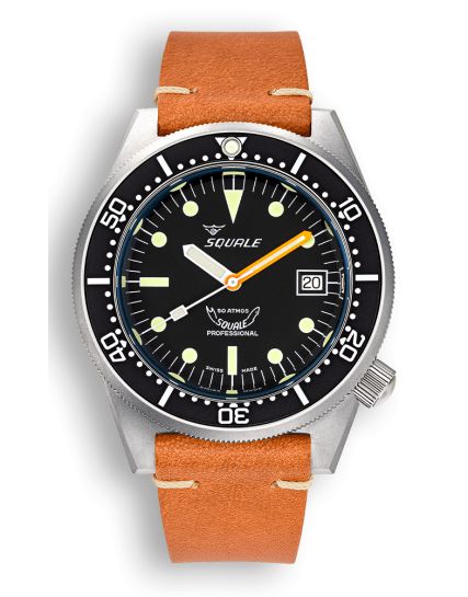 Squale 1521 Black Blasted 1521BKBL.PC