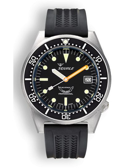 Squale 1521 Black Blasted 1521BKBL.VO
