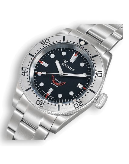 Squale 1545 Steel Black 1545SSBK.AC