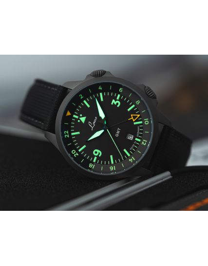 Laco Frankfurt GMT Schwarz 862120.2