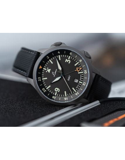 Laco Frankfurt GMT Schwarz 862120.2