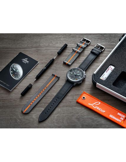 Laco Frankfurt GMT Schwarz 862120.2