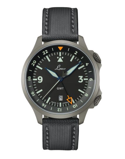 Laco Frankfurt GMT Schwarz 862120.2