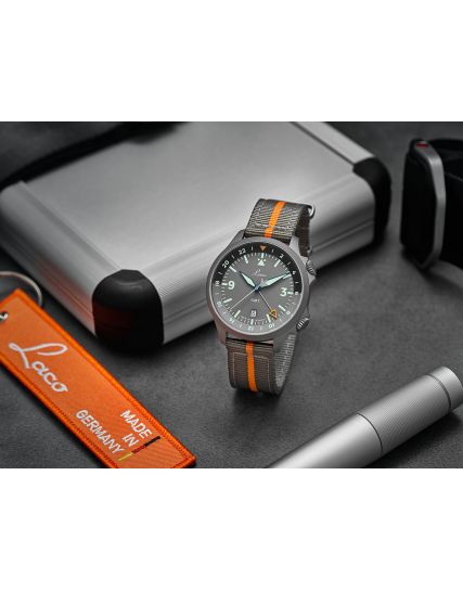 Laco Frankfurt GMT Grau 862121.2