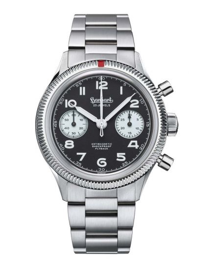 Hanhart 417 ES 1954 Flyback Reverse Panda H701.211-6428
