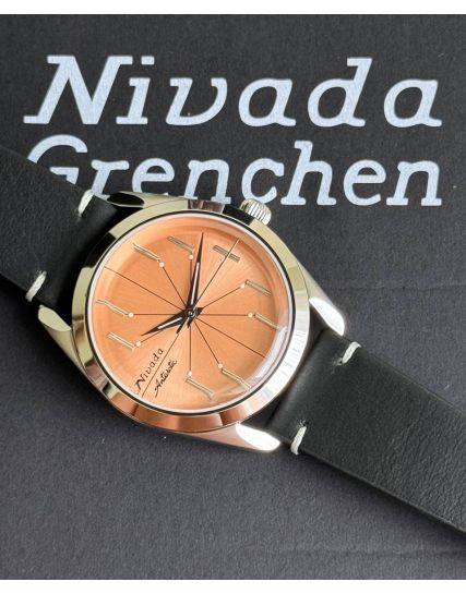 Nivada Grenchen Antarctic Spider Salmon No Date 32050A15