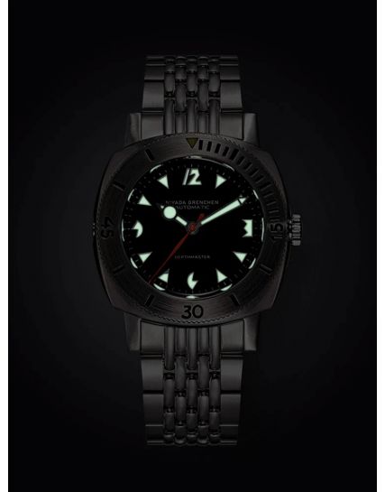 Nivada Grenchen White Pacman Depthmaster 14102A17 Watches for