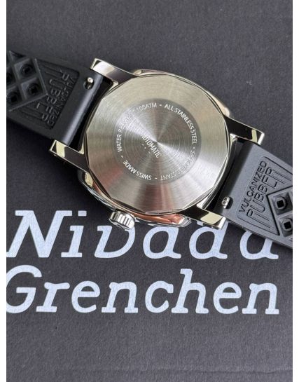 Nivada Grenchen Numerals Date - Depthmaster Green 14103A01