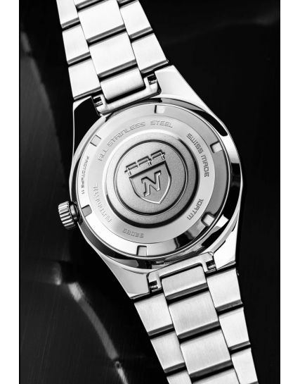 Nivada Grenchen F77 Blue No Date 68001A77
