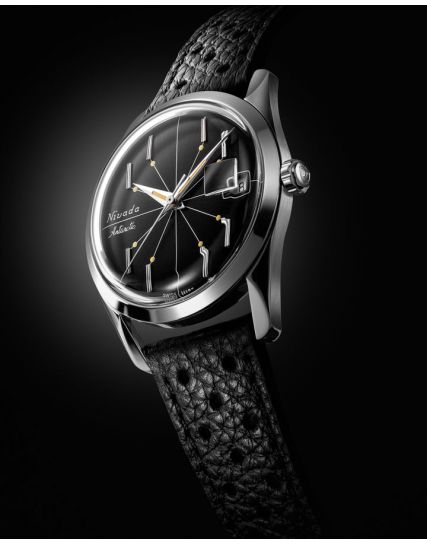 Nivada Grenchen Antarctic Spider Black 35mm 35011M40