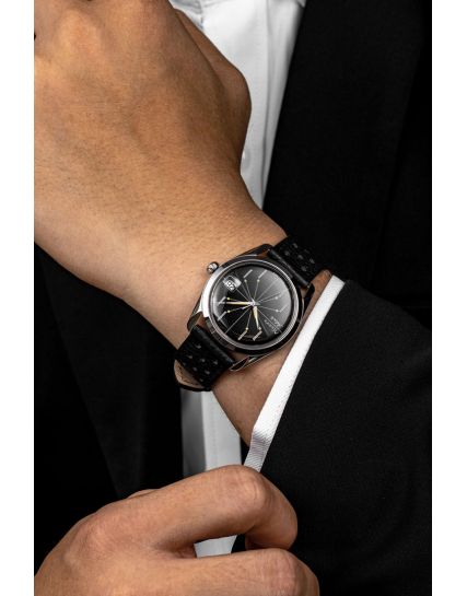 Nivada Grenchen Antarctic Spider Black 35mm 35011M40