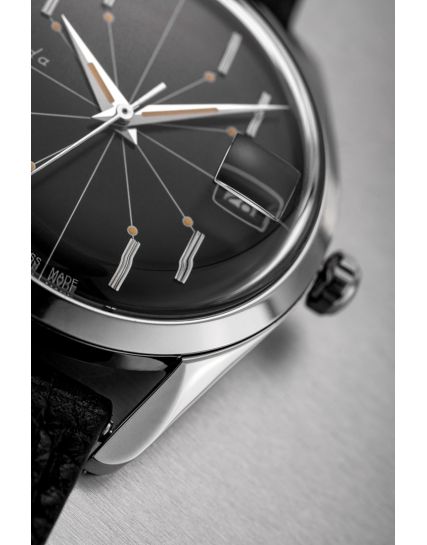 Nivada Grenchen Antarctic Spider Black 35mm 35011M40