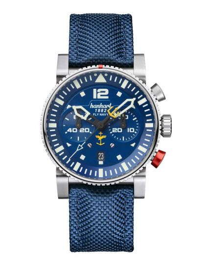 Hanhart PRIMUS FLY Navy Steel MFG5 740L.271-3322