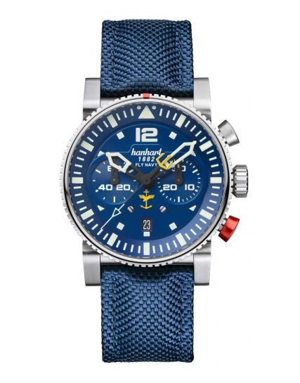 Hanhart PRIMUS FLY Navy Steel MFG3 740L.270-3322