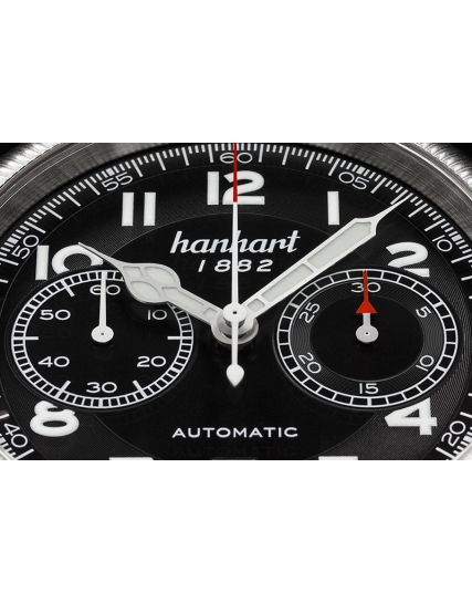 Hanhart Pioneer MonoScope black luted bezel 733.210-0010