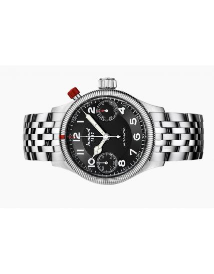 Hanhart Pioneer MonoScope black luted bezel 733.210-6428