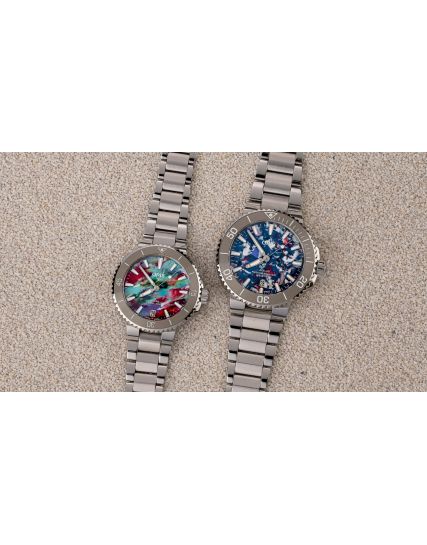 Oris Aquis Date Upcycle Ladies 01 733 7770 4150-Set