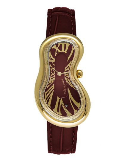 Exaequo Melting Watch Melting Watch Italian Burgundy EX0002.0006