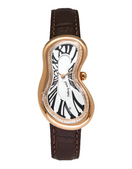 Exaequo Melting Watch Melting Watch Rose Gold White EX0003.0002