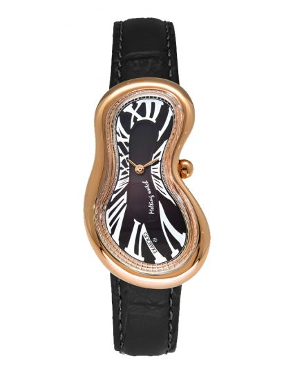 Exaequo Melting Watch Melting Watch Rose Gold Black EX0003.0001