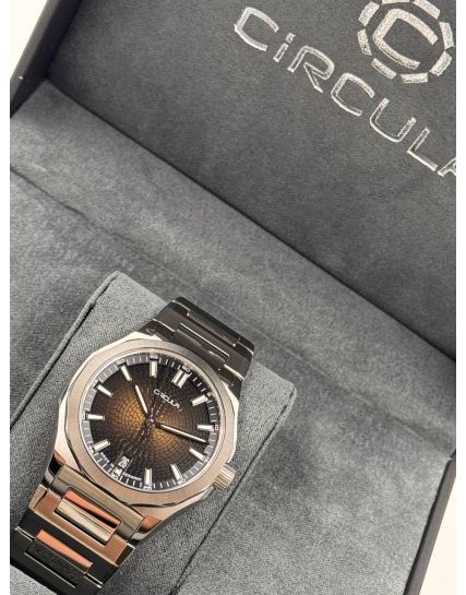 Circula Facet Brown Steel Bracelet FS-SV-UU+SF-AB