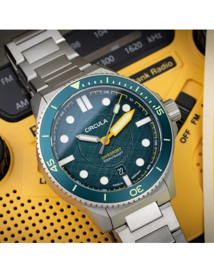 Circula DiveSport Titanium Petrol DE-TR-PS+TH-T
