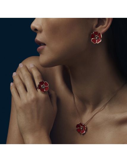 Chopard Happy Hearts Flowers Pendant Necklace 79A085-5811