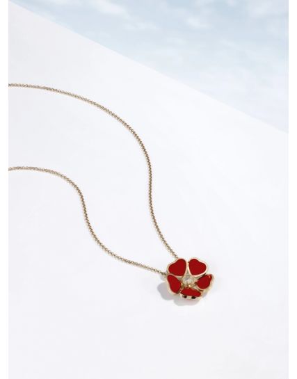 Chopard Happy Hearts Flowers Pendant Necklace 79A085-5811