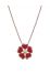 Happy Hearts Flowers Pendant Necklace