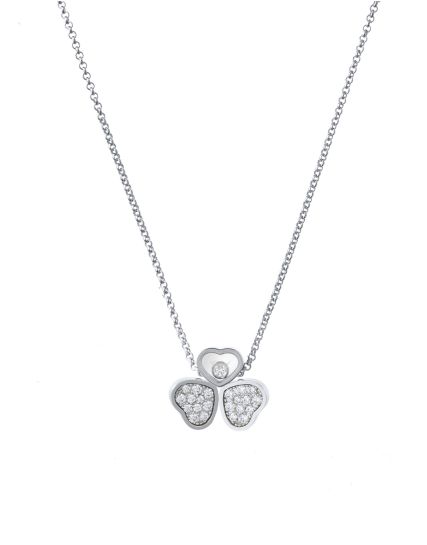 Chopard Happy Hearts Wings Pendant Necklace 81A083-1911