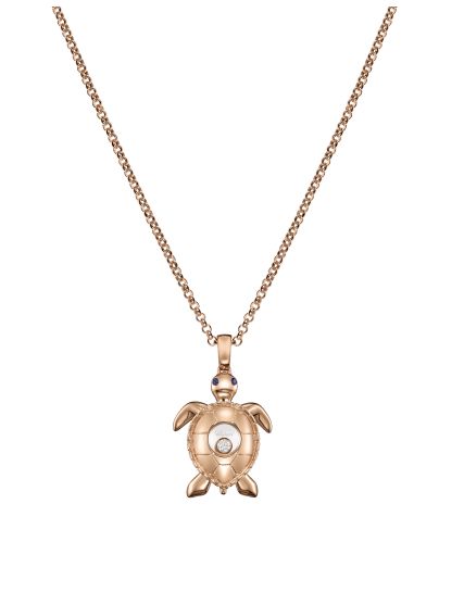 Chopard Happy Diamonds Turtle Pendant Necklace 79A187-5001