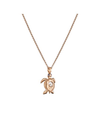 Chopard Happy Diamonds Turtle Pendant Necklace 79A187-5001