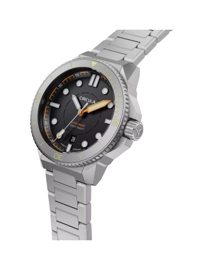 Circula DiveSport Titanium Black DE-TR-ST+TH-T