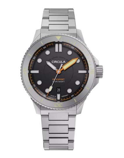 Circula DiveSport Titanium Black DE-TR-ST+TH-T