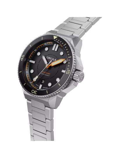 Circula DiveSport Titanium Black DE-TR-SS+TH-T