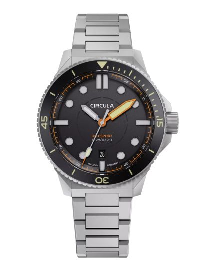 Circula DiveSport Titanium Black DE-TR-SS+TH-T