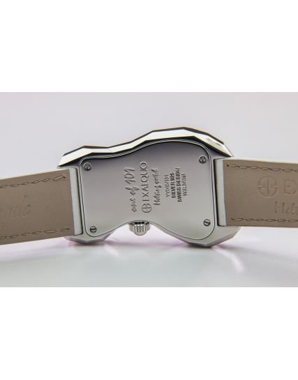 Exaequo Melting Watch Polyhedron 925 Melting Watch White LE EX0101.0101