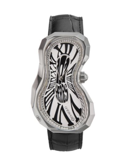 Exaequo Melting Watch Polyhedron 925 Melting Watch White LE EX0101.0101