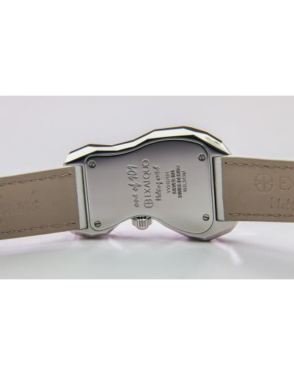 Exaequo Melting Watch Polyhedron 925 Melting Watch White LE EX0101.0002