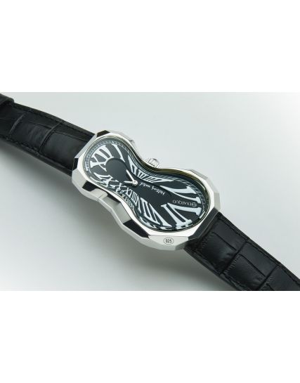 Exaequo Melting Watch Polyhedron 925 Melting Watch Black LE EX0101.0001