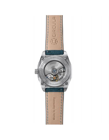 Circula Facet Petrol Suede Strap FS-SV-PP