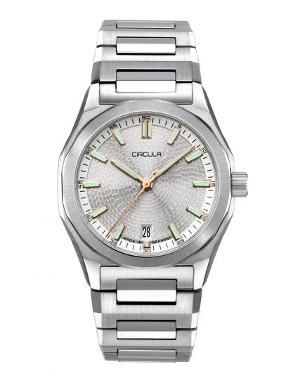 Circula Facet Silver Steel Bracelet FS-SV-WG+SF-AB