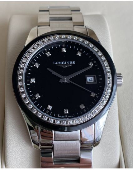Longines Conquest Classic Ladies Diamonds Bezel L2.387.0.57.6