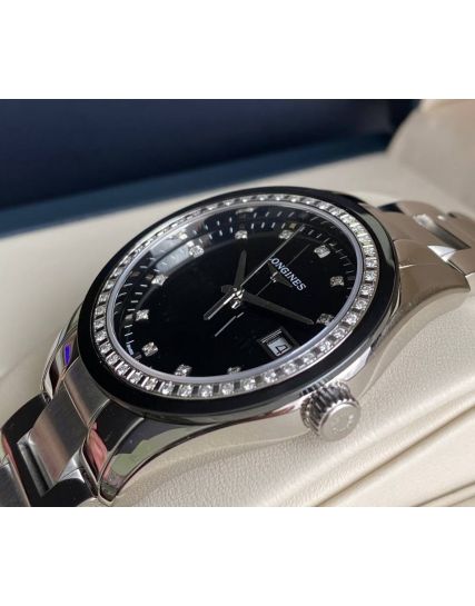 Longines Conquest Classic Ladies Diamonds Bezel L2.387.0.57.6