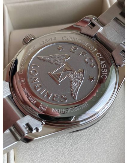 Longines Conquest Classic Ladies Diamonds Bezel L2.387.0.57.6