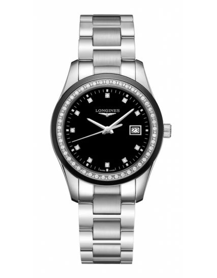 Longines Conquest Classic Ladies Diamonds Bezel L2.387.0.57.6